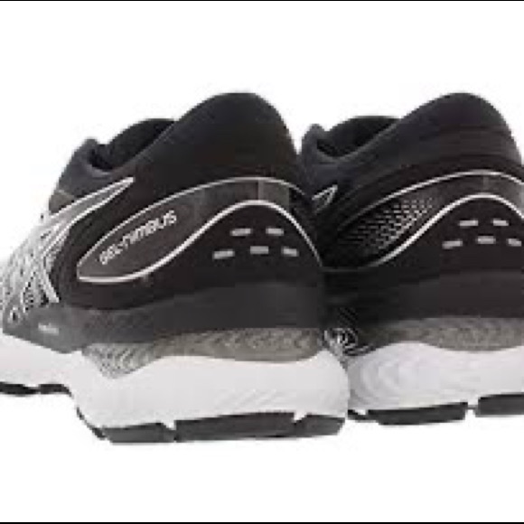 ASICS Women’s Gel Nimbus 22 Black and White Sneakers - Picture 3 of 9